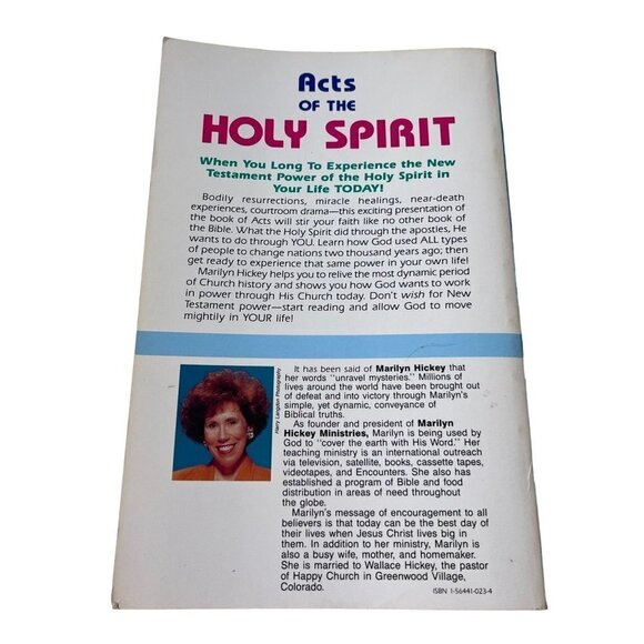 Acts of the Holy Spirit Marilyn Hickey New Testament Paperback 1990 Bible Study - Picture 2 of 9